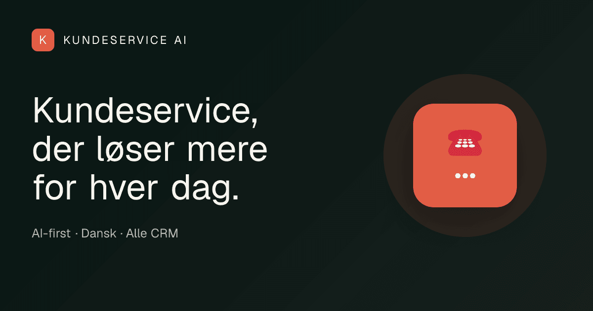 Kundeservice AI projektvisual